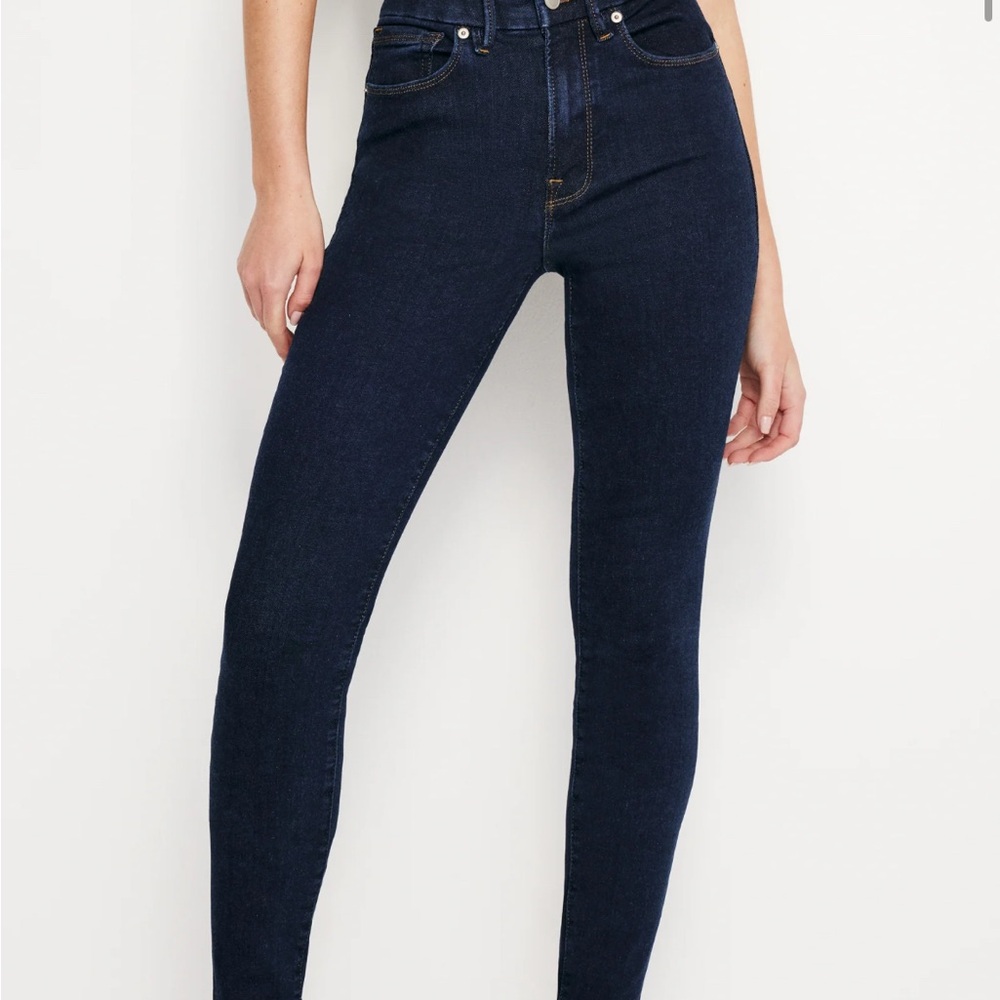 Good American Dark Blue Women's Jeans BNWT Straight Leg